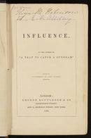 1856 Influence by Matilda Anne Mackarness Antiquarian British Fiction Book-3