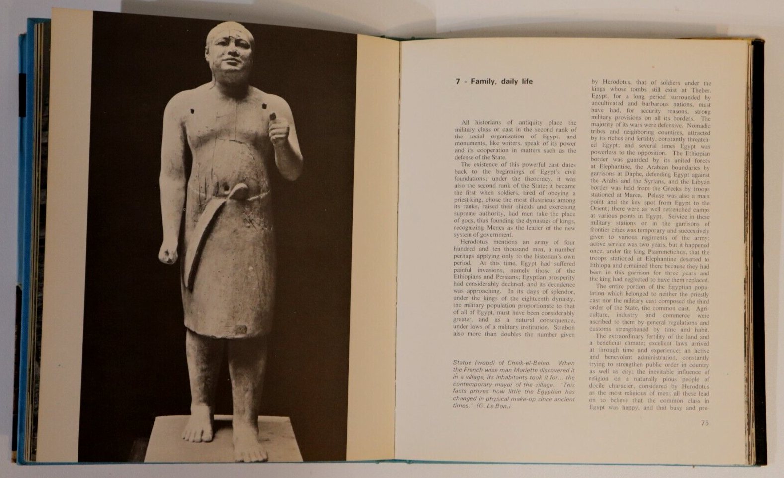 1971 The World Of The Egyptians by J Champollion Egypt History Book