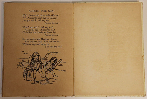 c1935 Summer Joys Antique British Illustrated Childrens Book