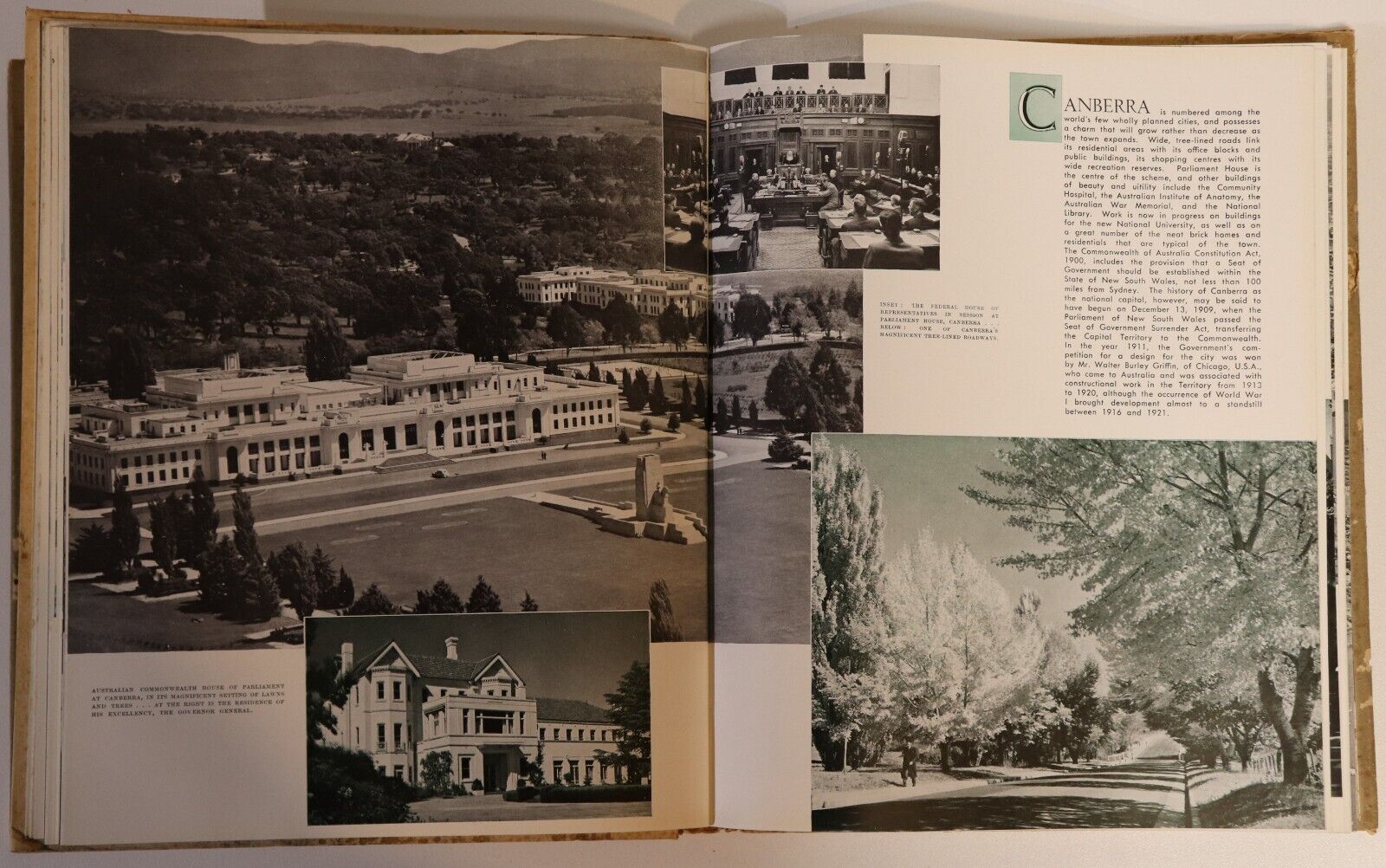 1951 Jubilee Of Commonwealth Of Australia Vintage Australian History Book