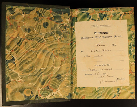 The Children's Iliad by Homer 1925 Antique Fiction Book Prize Leather Binding