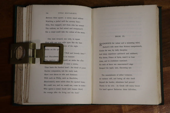1864 Judas Maccabaeus: An Heroic Poem by Edmund Peel Antique Poetry Book