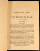 1912 The Pickwick Club by Charles Dickens Antique Fiction Book Gresham V2-8