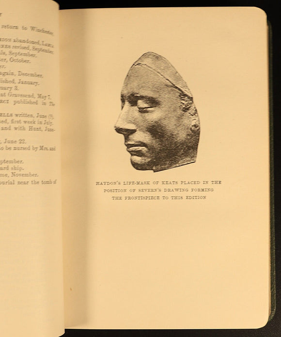 The Poetical Works Of John Keats 1931 Antique British Poetry Book Gilt Edged