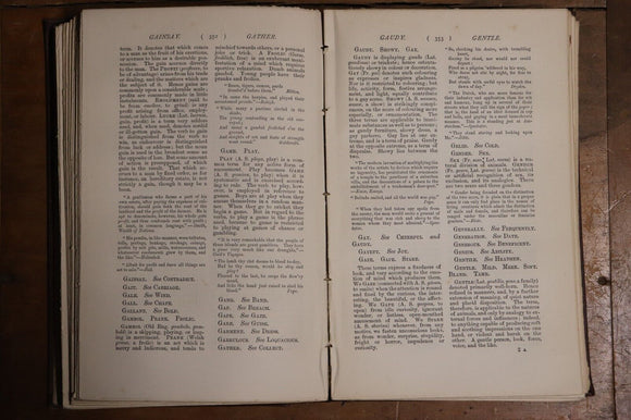 1871 Synonyms Discriminated by CJ Smith 1st Ed Antique English Language Book