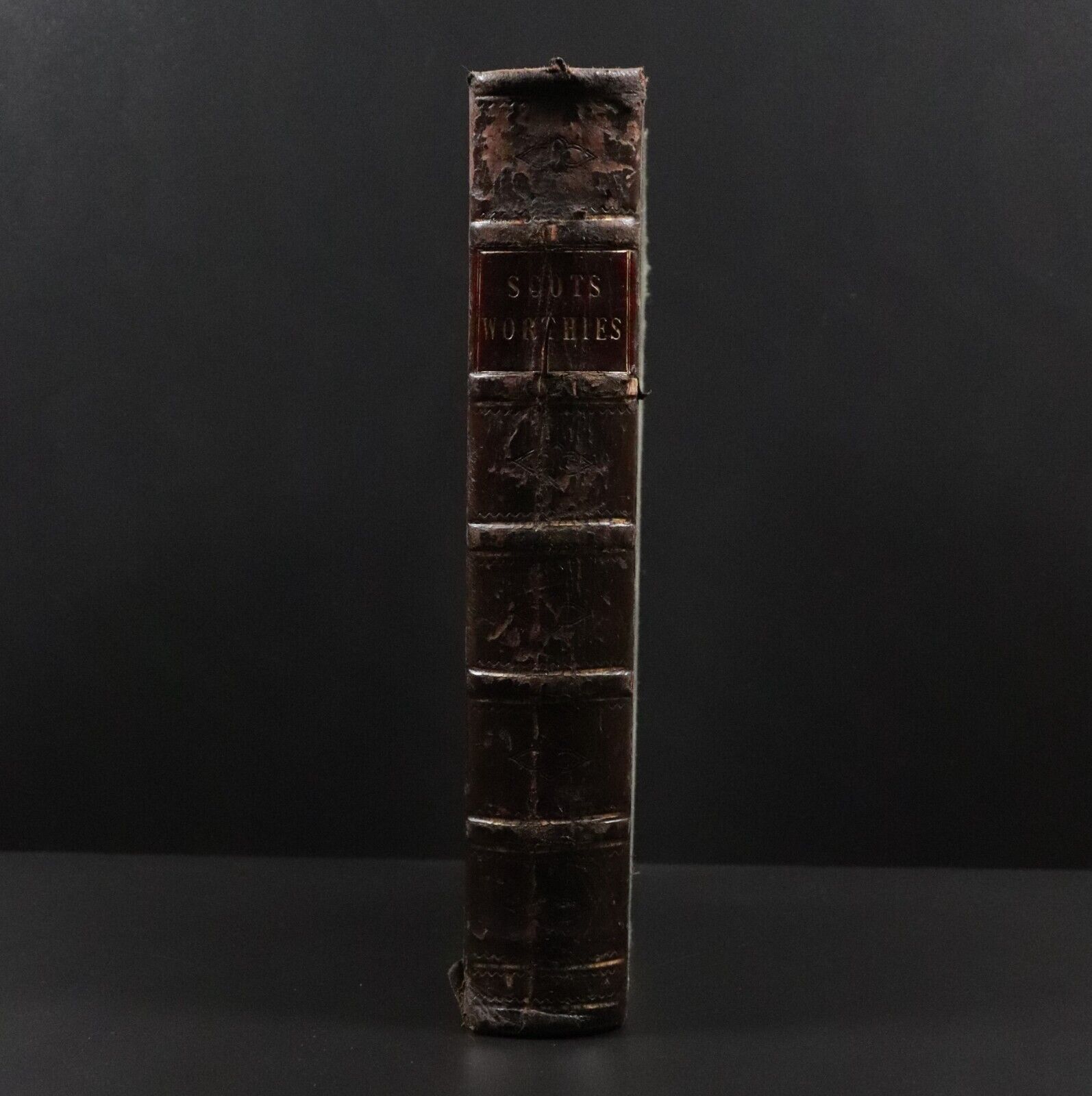 1846 The Scots Worthies by John Howie Antiquarian Scottish History Book Leather