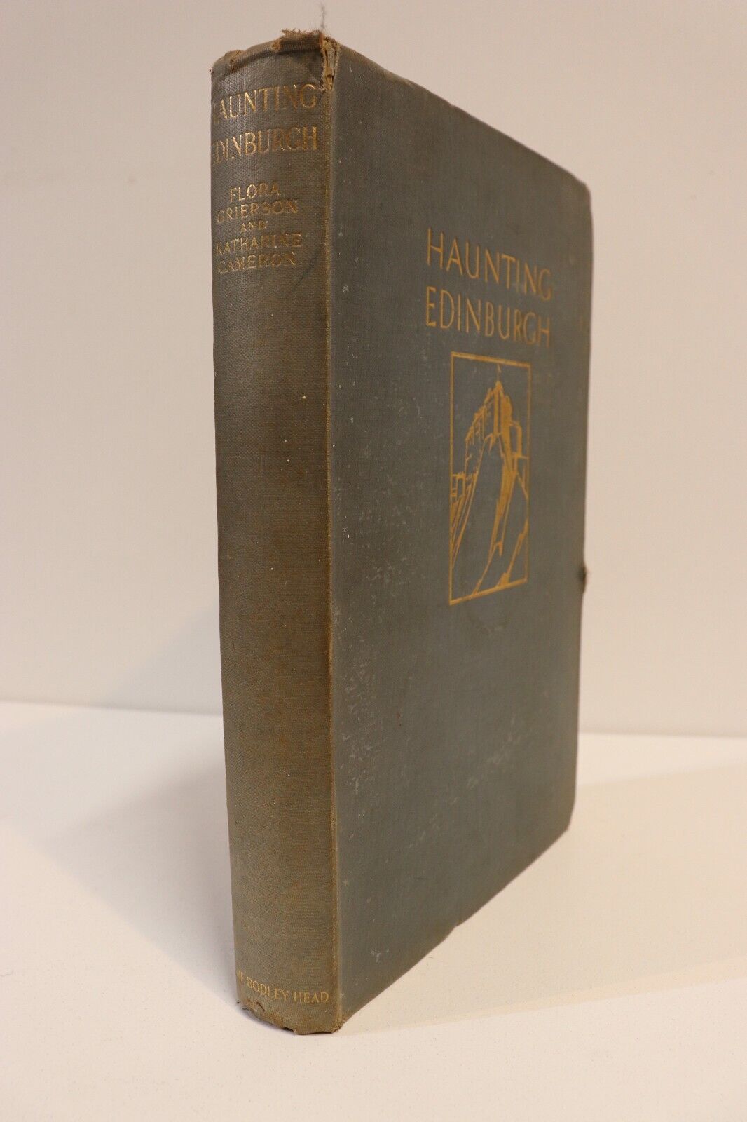 1929 Haunting Edinburgh by Flora Grierson Antique Scottish History Book