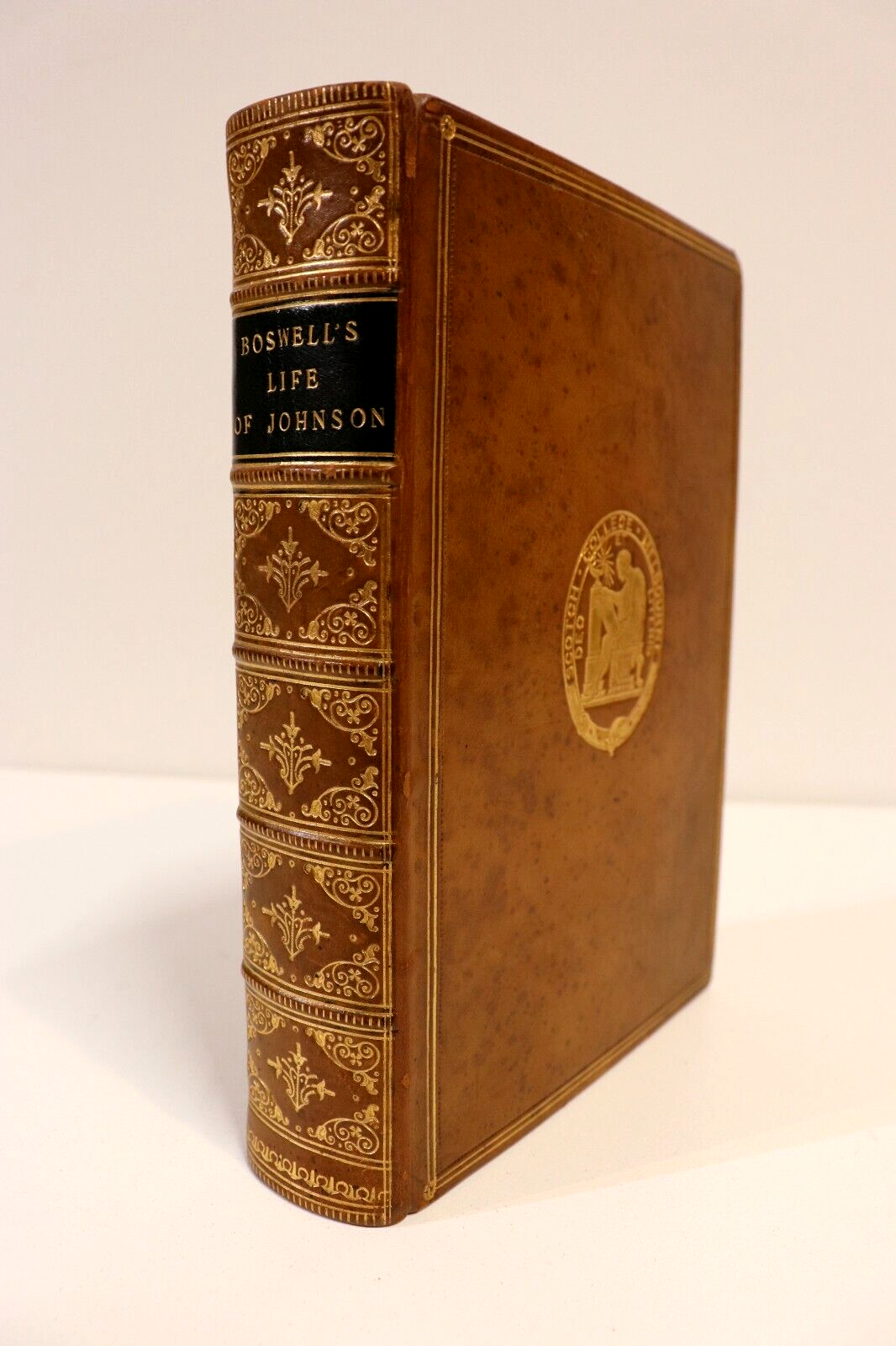 c1859 Life Of Samuel Johnson by James Boswell Antique Literature Biography Book