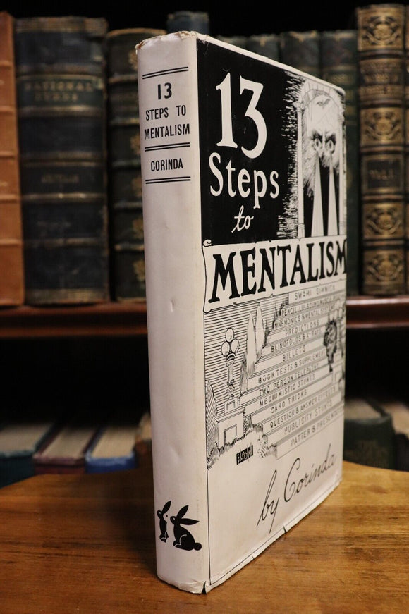 1968 13 Steps To Mentalism 1st Edition Psychic Phenomena & Magic Book Occult