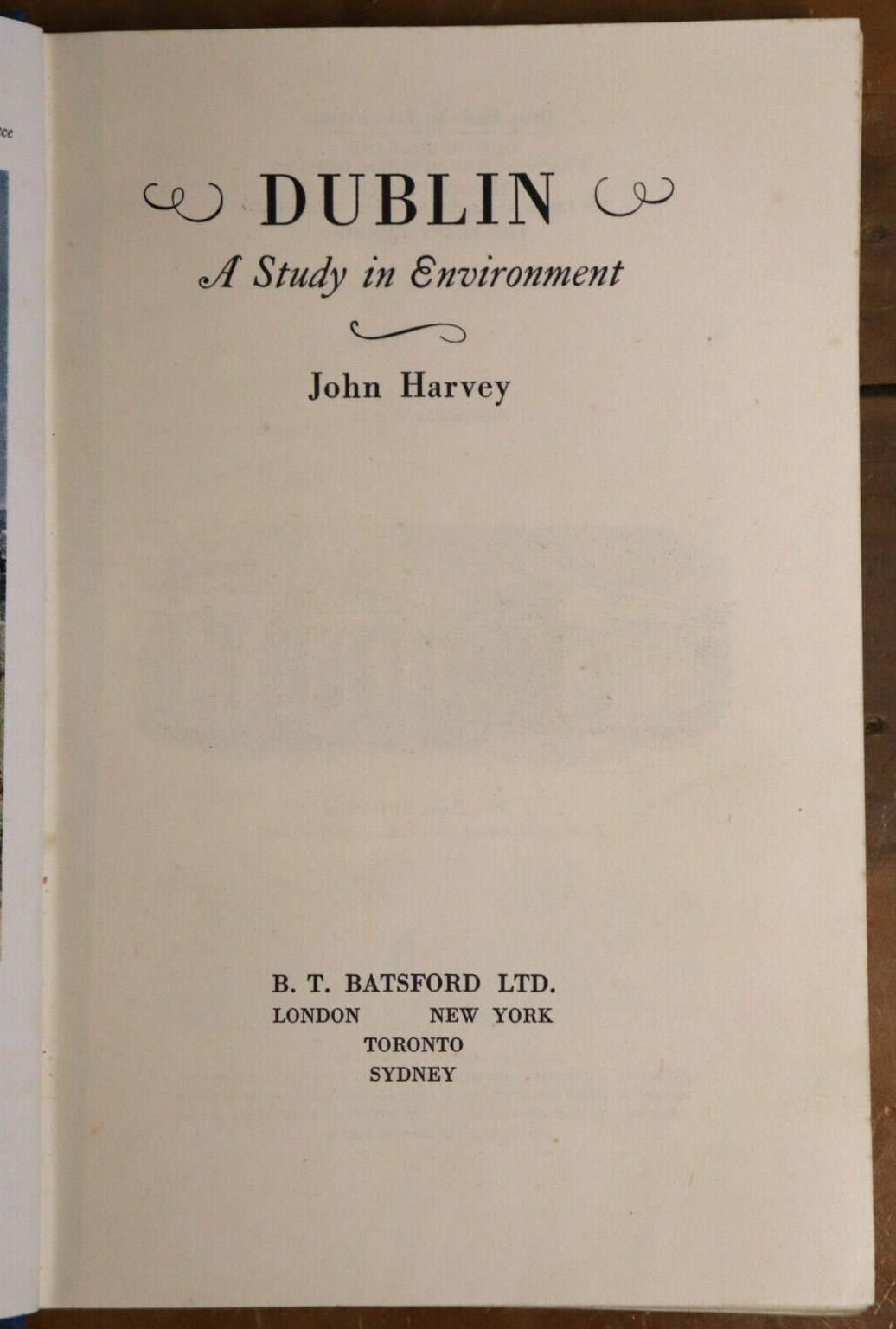 1949 Dublin: John Harvey Antique British Irish History Book 1st Edition - 0