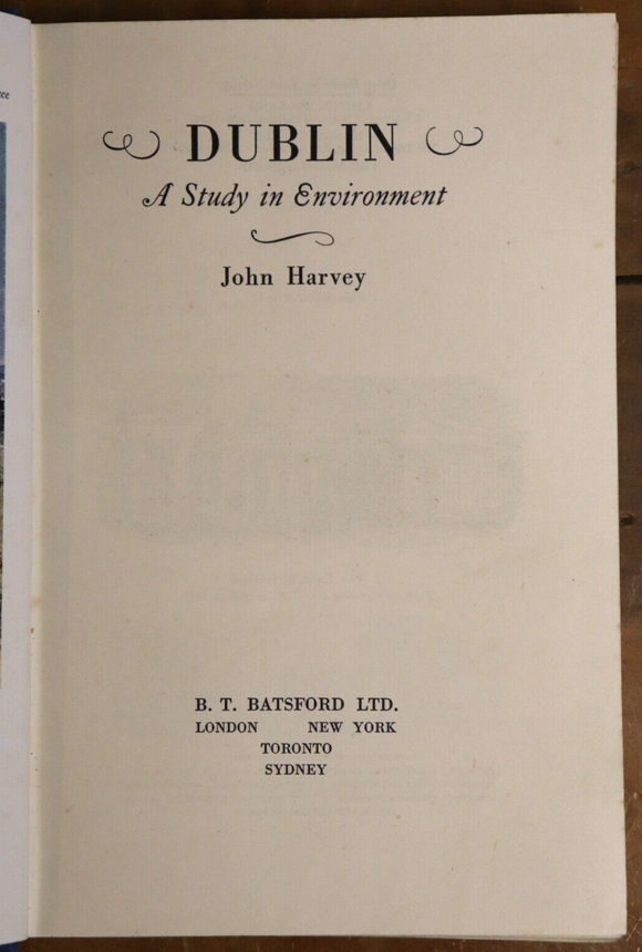 1949 Dublin: John Harvey Antique British Irish History Book 1st Edition