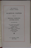 1911 2vol Pickwick Papers by Charles Dickens Antique British Fiction Book Set-10