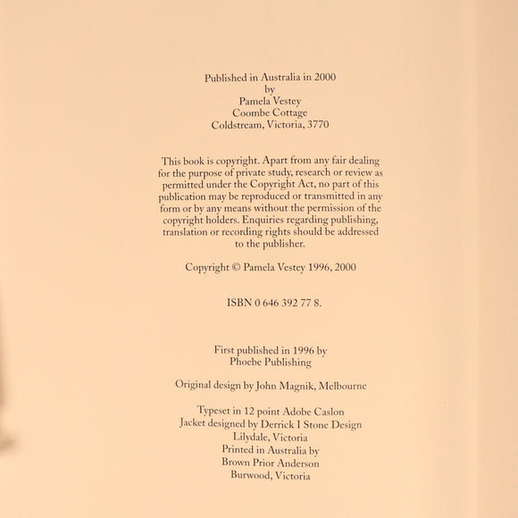 Melba A Family Memoir by Pamela Vestey 2000 Australian Theatre History Book