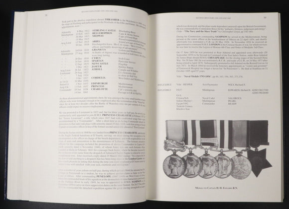 1987 2vol Naval Medals 1793-1856 + 1857-1880 by K. Douglas-Morris Military Books