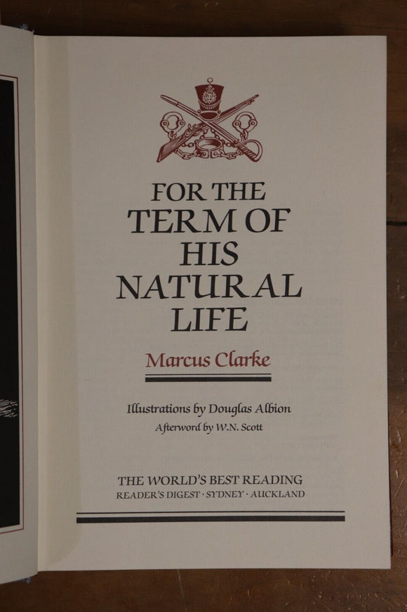 1987 For The Term Of His Natural Life Australian Convict History Fiction Book
