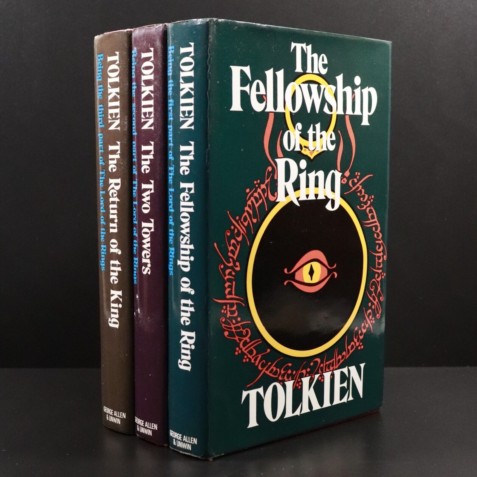1973 3vol The Lord Of The Rings by J.R.R. Tolkien Fantasy Fiction Book Set