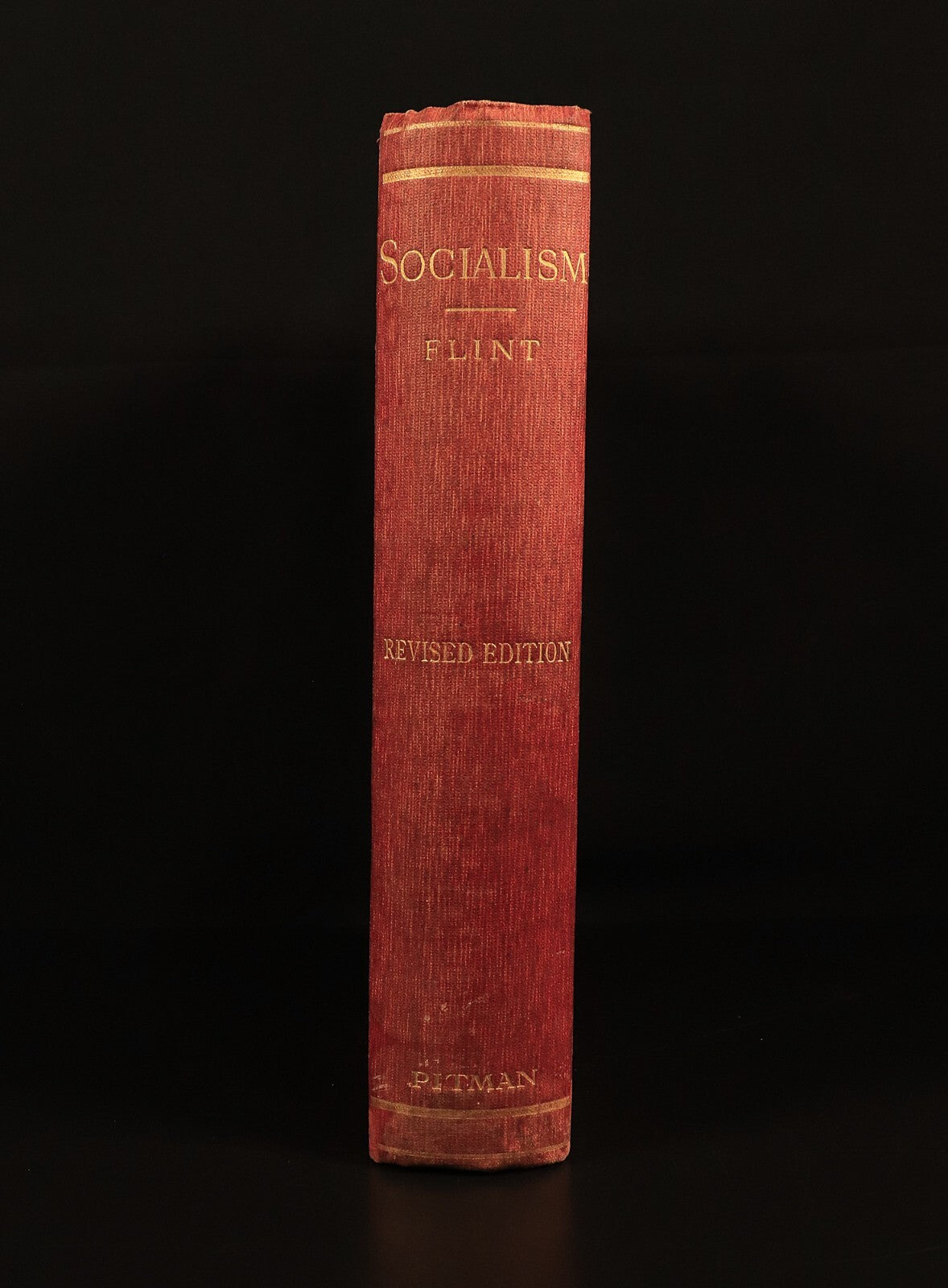1908 Socialism by Robert Flint Antique Political Reference & Theory Book - 0