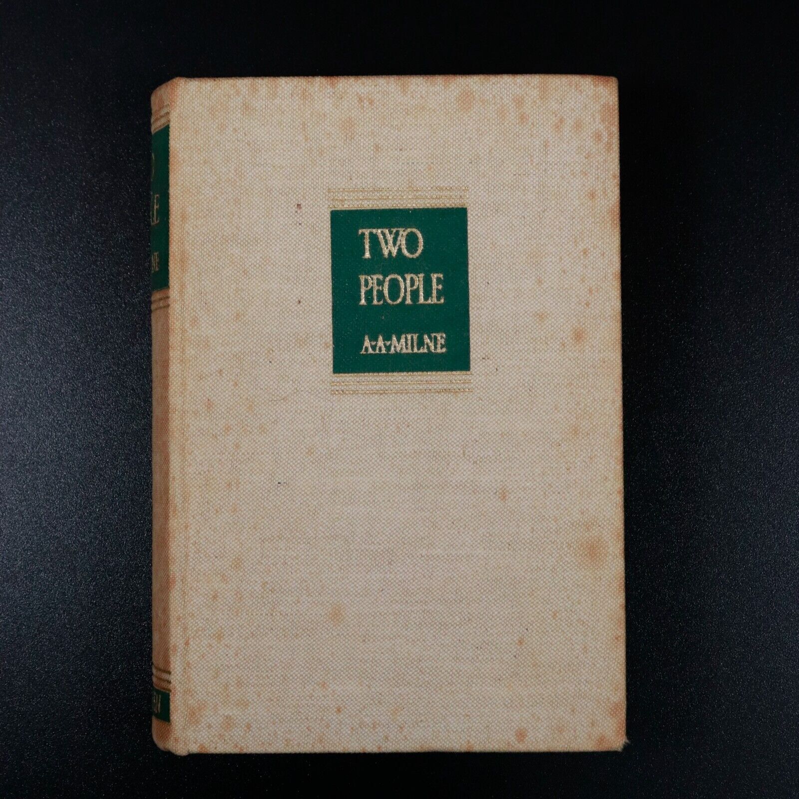 1931 Two People by A. A. Milne Antique Fiction Book Novel 2nd Edition