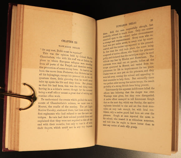 Lord Roberts A Biography by Violet Brooke-Hunt Antique History Book