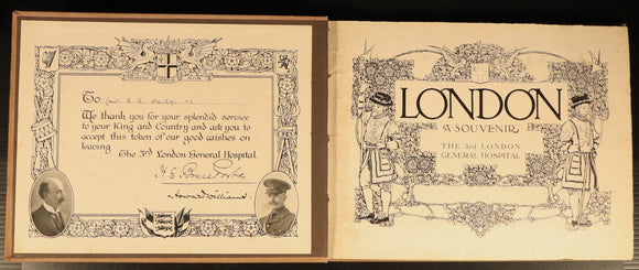 c1916 Heart Of Empire You Came To Defend Antique British Military Book WW1