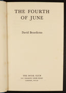 1962 The Fourth Of June by David Benedictus British Fiction Book 1st Edition-3