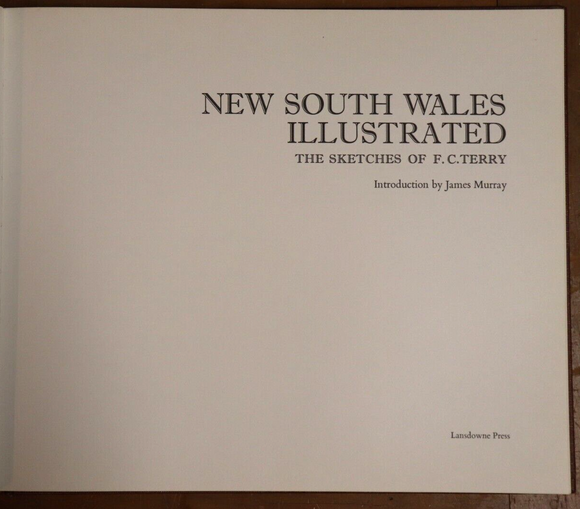 1978 New South Wales Illustrated: Sketches of F.C Terry Australian History Book