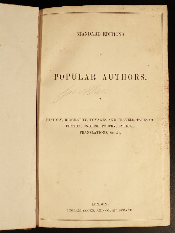 c1880 Mutiny Of The Bounty Voyage To South Seas Antique Australian History Book