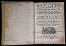 Manuale Sacrarum Caeremoniarum: Michaele Bauldry - 1762 - Antique Theology Book-2