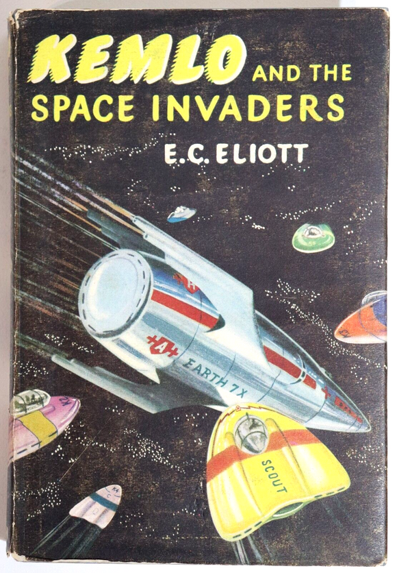 1961 Kemlo And The Space Invaders by EC Eliott Classic Science Fiction Book