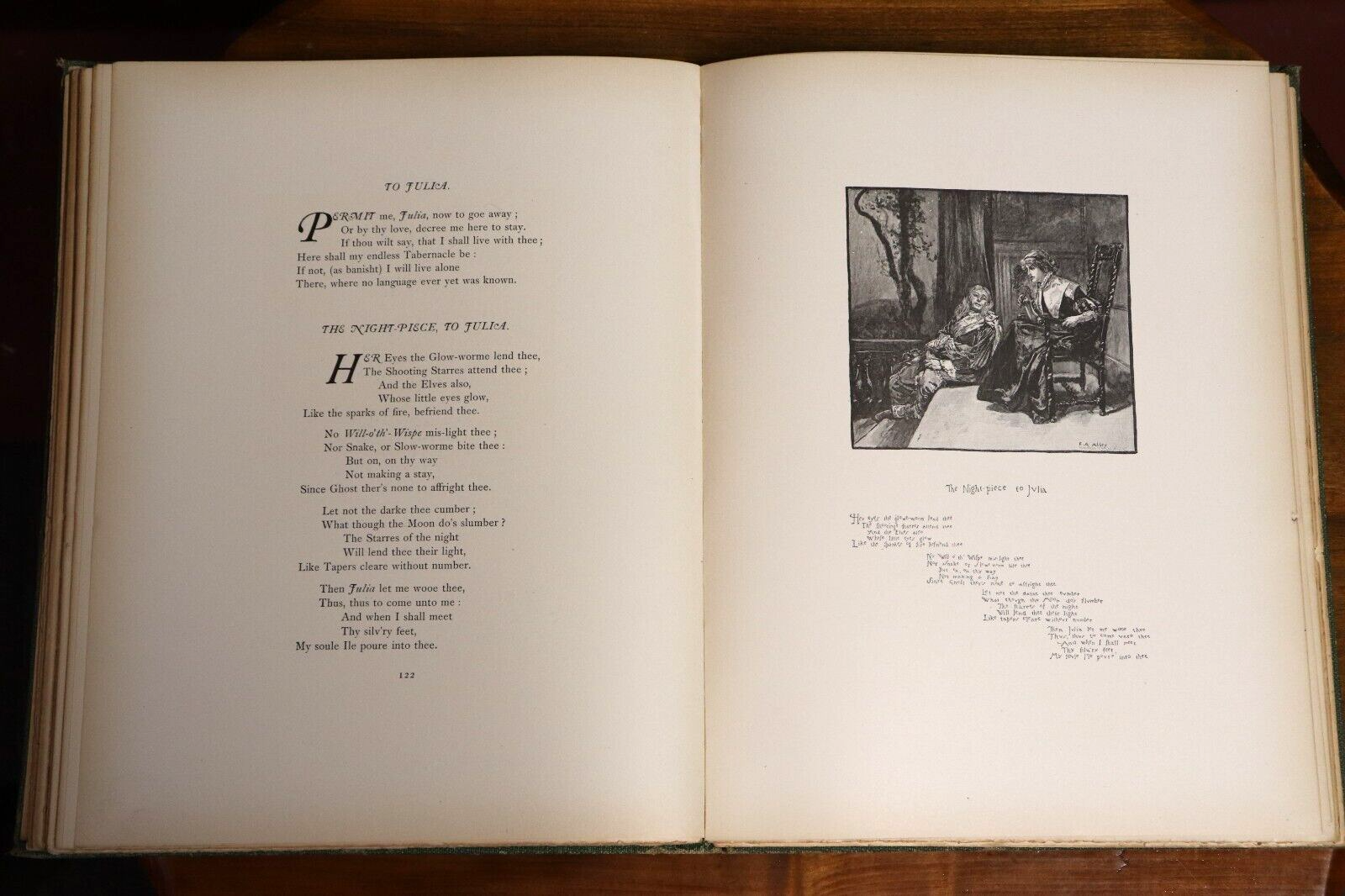 1882 The Poetry Of Robert Herrick 1st Edition Antique British Poetry Book