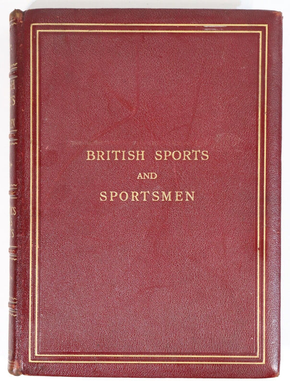 c1920 British Sports & Sportsmen - Athletic Sports - Antique Sports History Book