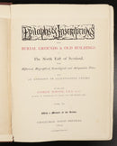 1879 Epitaphs & Inscriptions In Burial Grounds Antiquarian British History Book-5