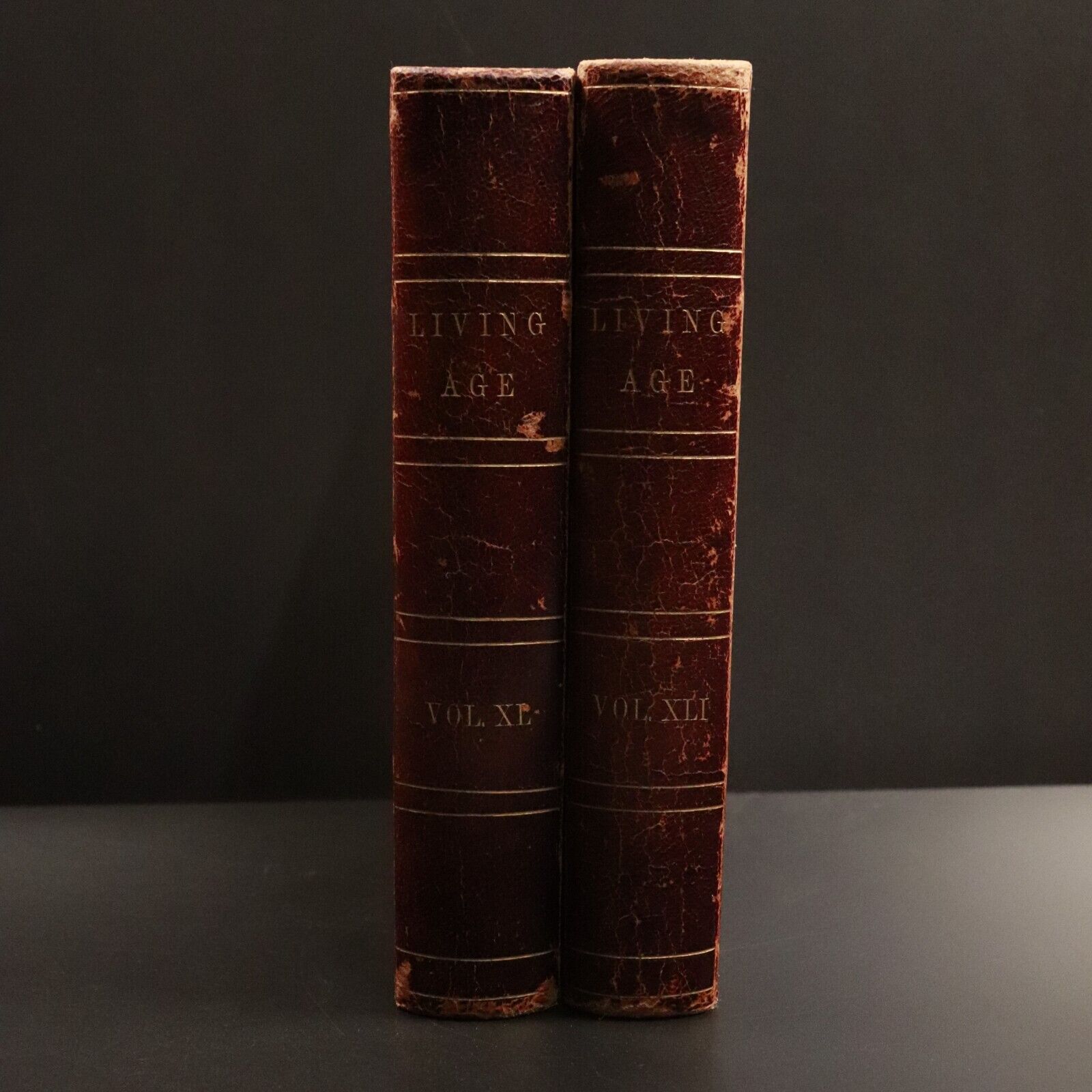 1854 2vol Littell's Living Age Jan - Jun 1854 Antiquarian History Books Plates