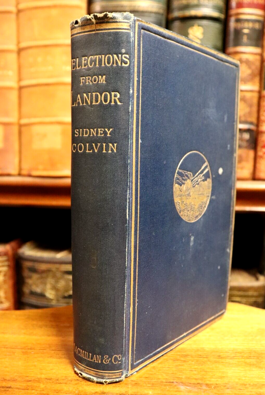 1889 The Writings Of Walter Savage Landor Antique Literature & Poetry Book