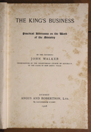 1908 The King's Business by John Walker Antique Australian Theology Book-2