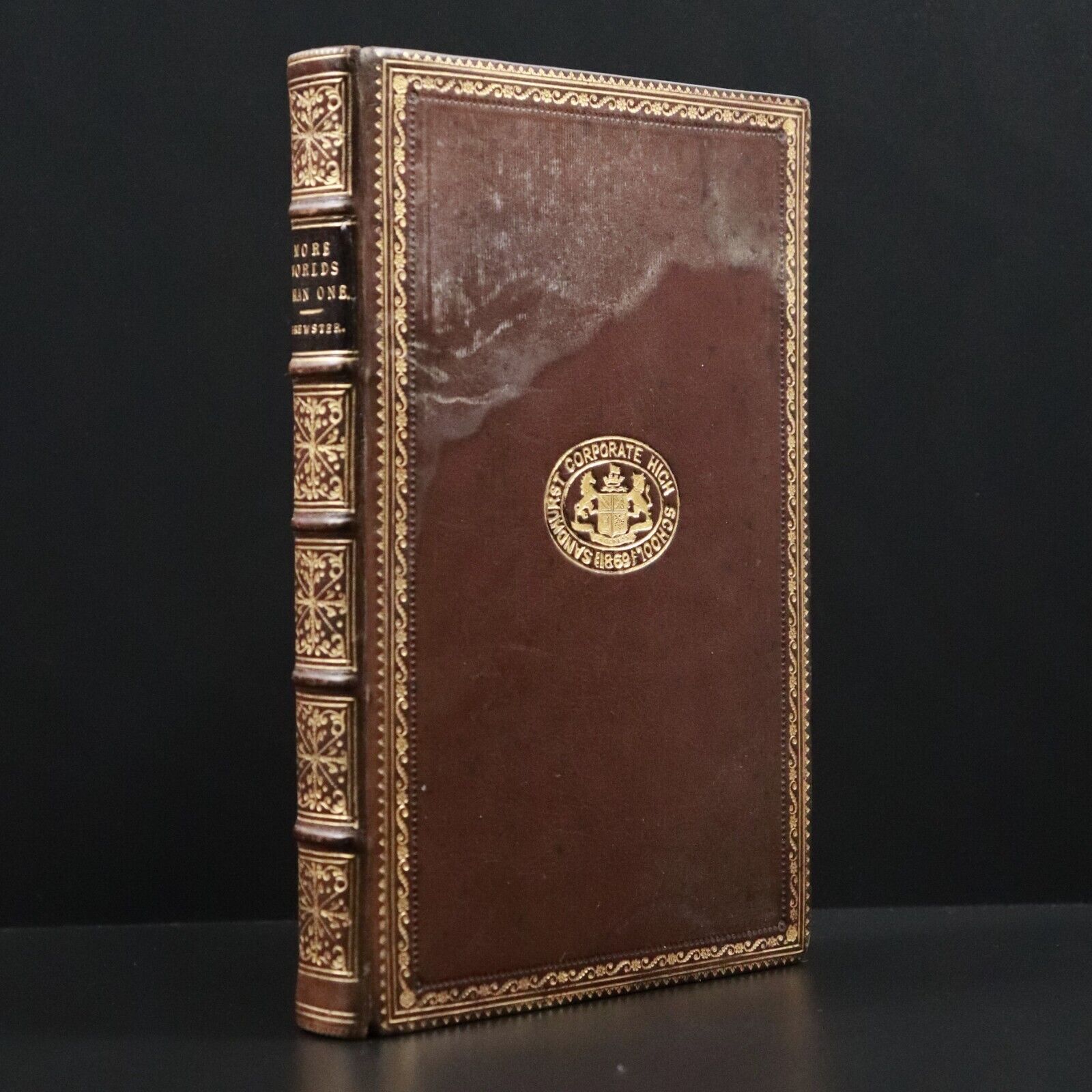 1865 More Worlds Than One by David Brewster Antiquarian Philosophy Book Theology