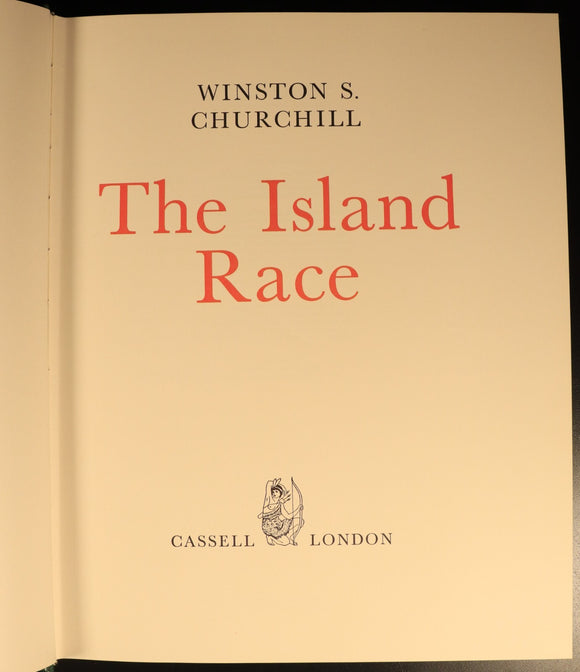 The Island Race by Winston S. Churchill 1964 British History Book 1st Edition