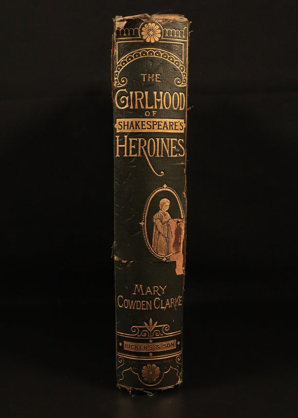 1879 The Girlhood Of Shakespeare's Heroines Mary Cowden Clarke Antique Book