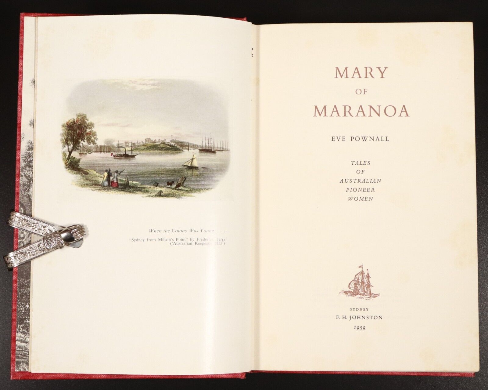 1959 Mary Of Maranoa by Eve Pownall Australian History Book Pioneer Women