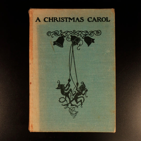 1933 A Christmas Carol: Charles Dickens Antique Fiction Book Arthur Rackham