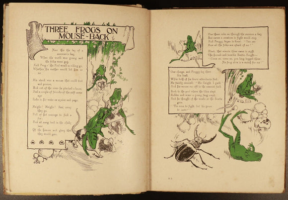 1906 Tiny Tales For Very Little People Antique Illustrated Children's Book