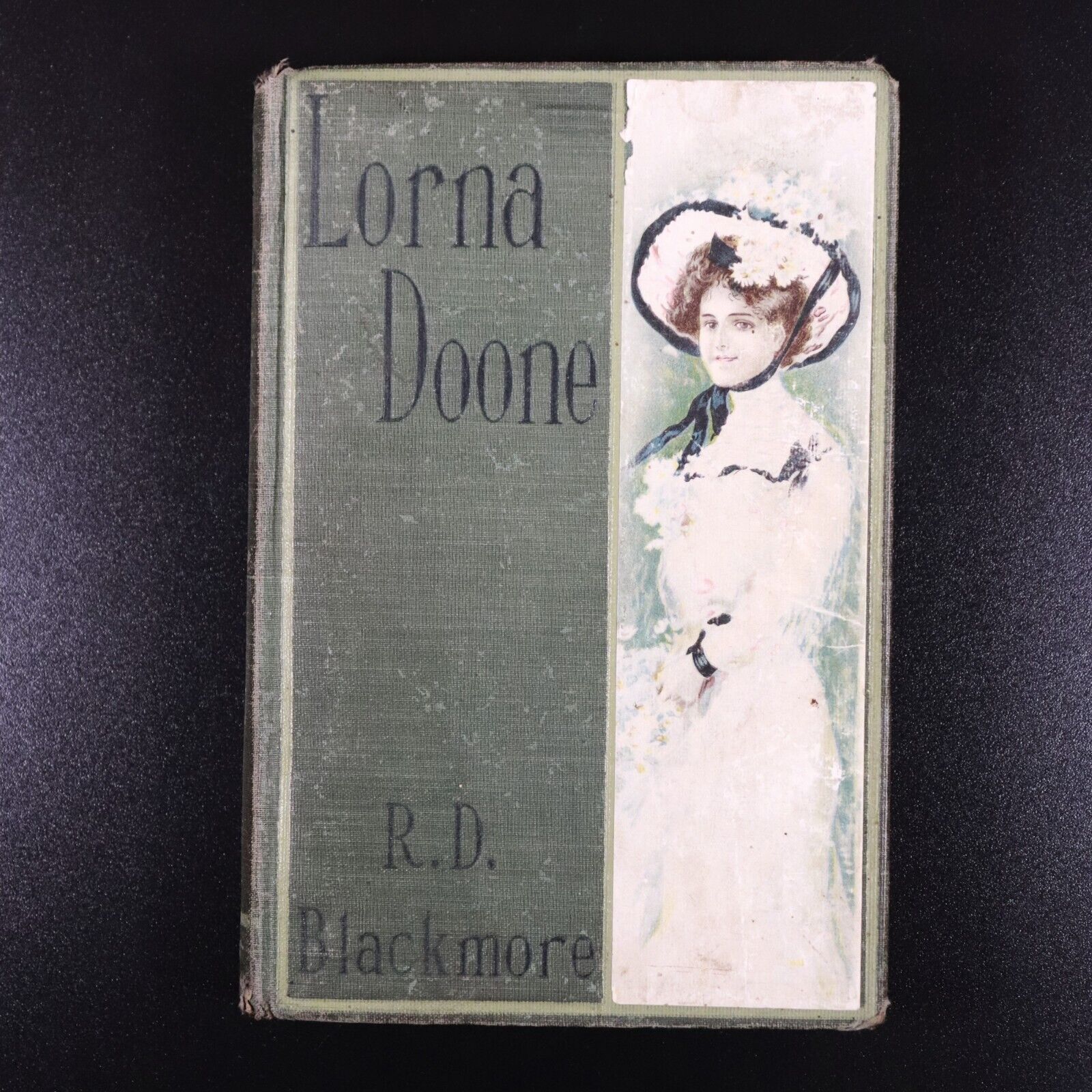 c1900 Lorna Doone Romance Exmoor by R.D. Blackmore Antique Classic Fiction Book - 0