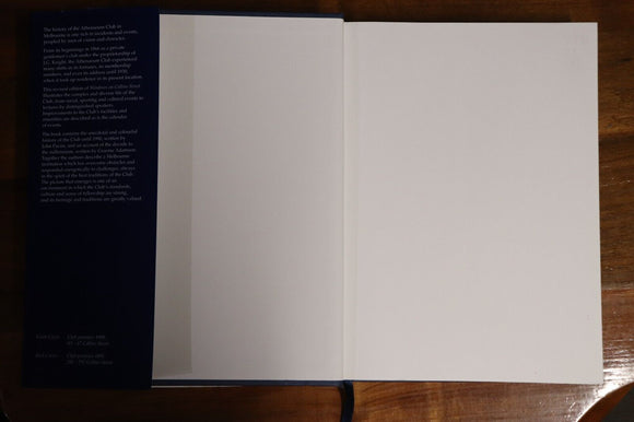 2001 Windows On Collins Street by J Pacini Australian History Book