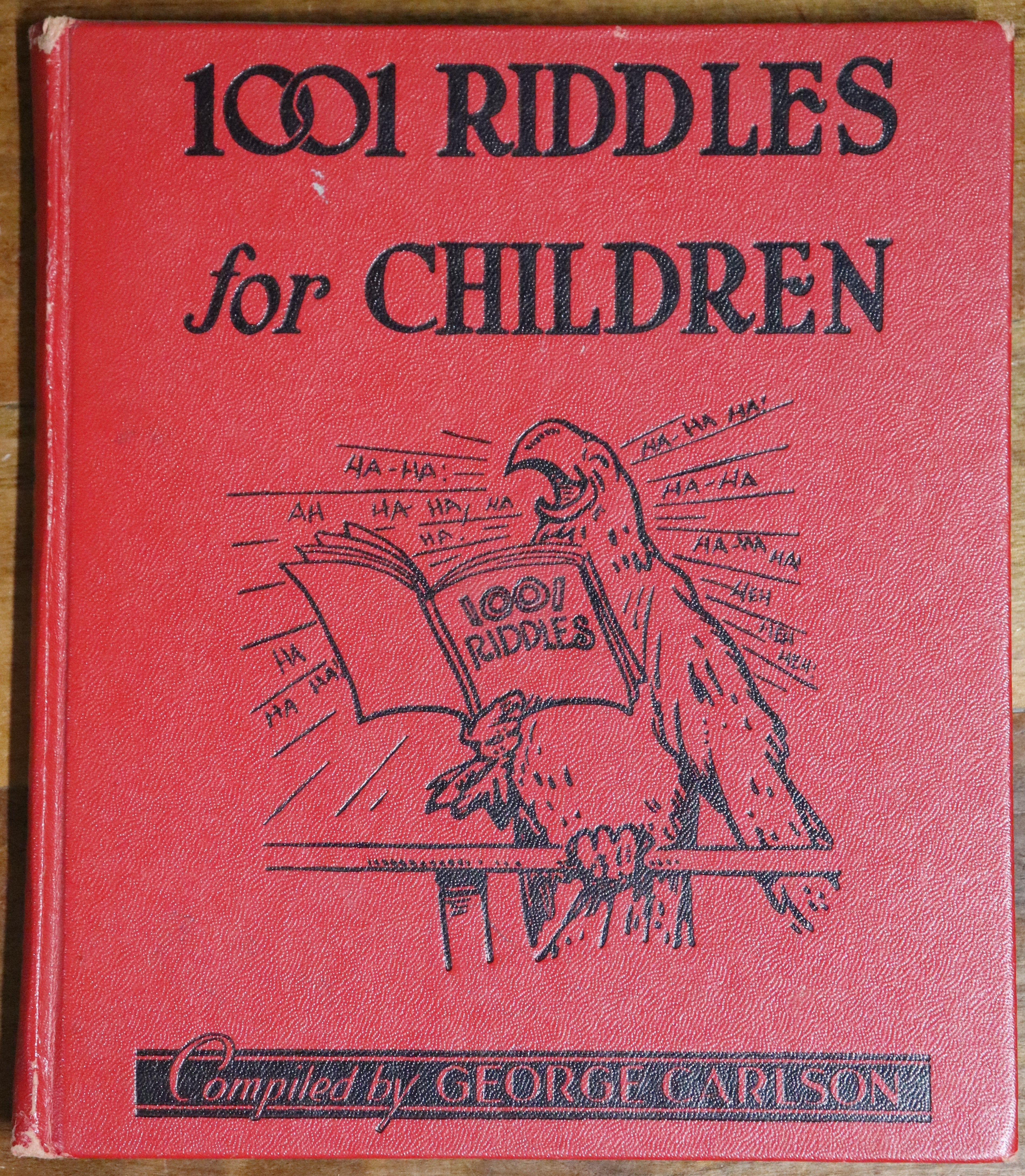 1001 Riddles For Children - 1949 - Illustrated Childrens Book