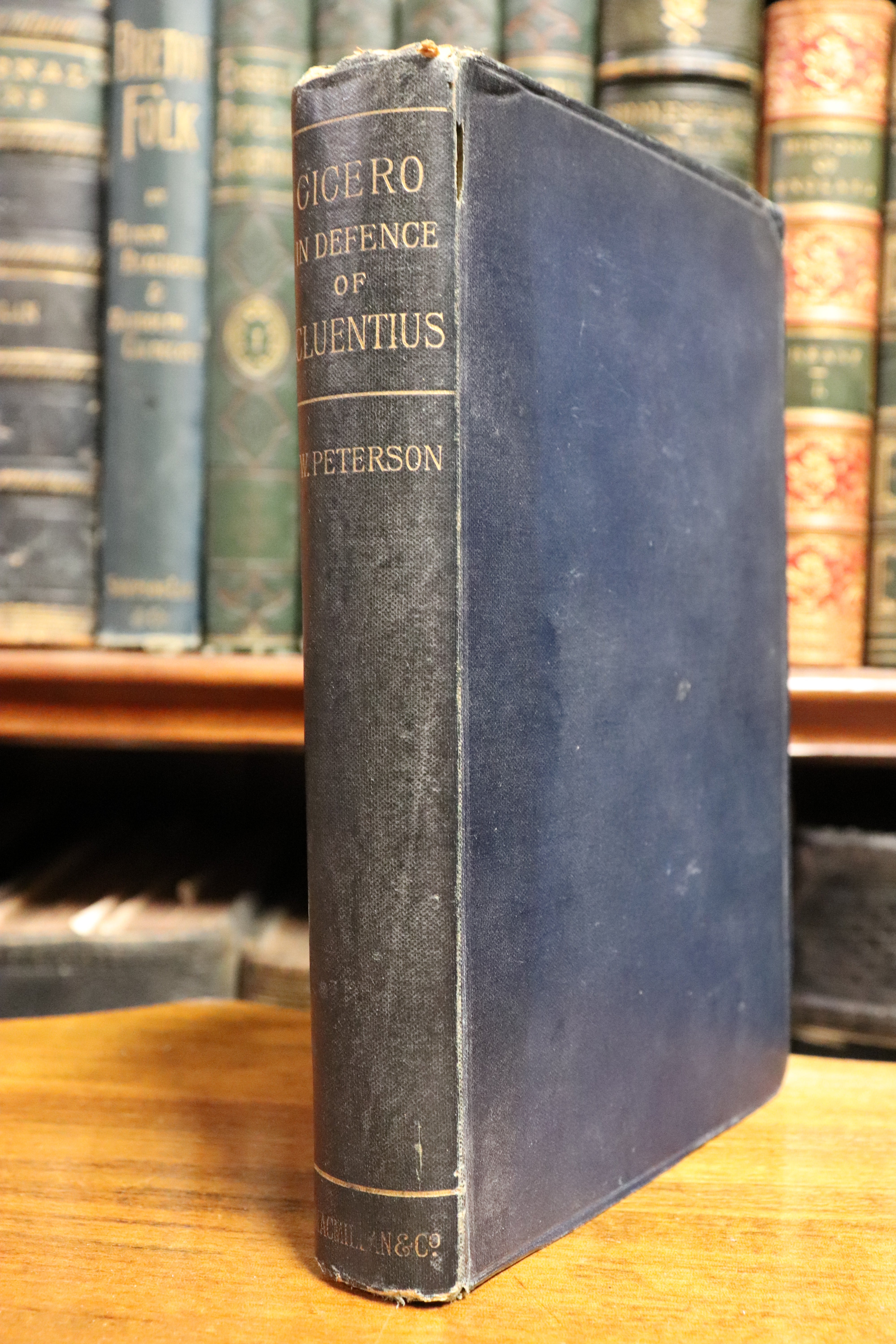 Speech Of Cicero In Defence Of Cluentius - 1895 - Antique Roman History Book