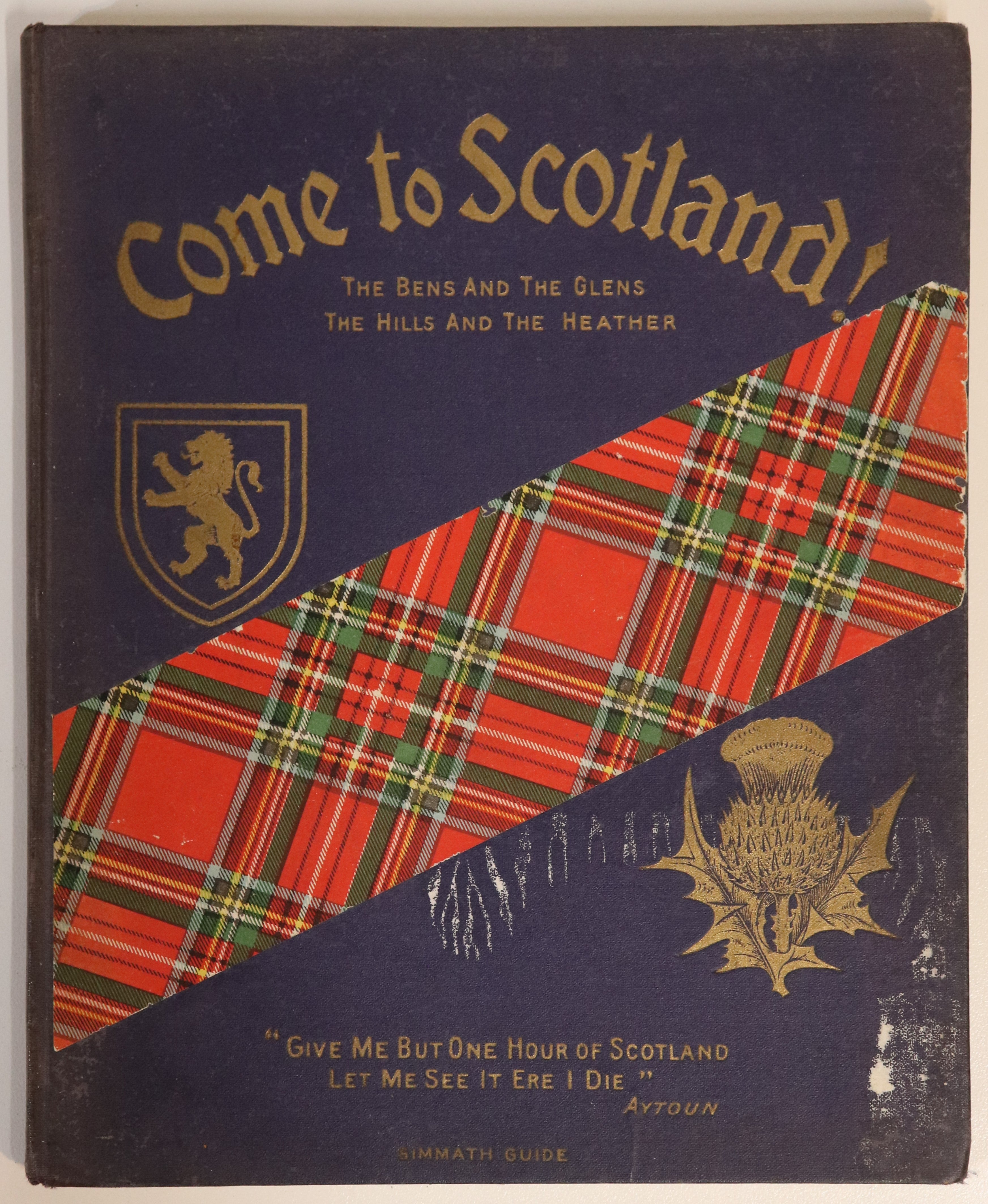 Come To Scotland by A.R. McFarlane - c1929 - Antique Scottish Travel Guide Book