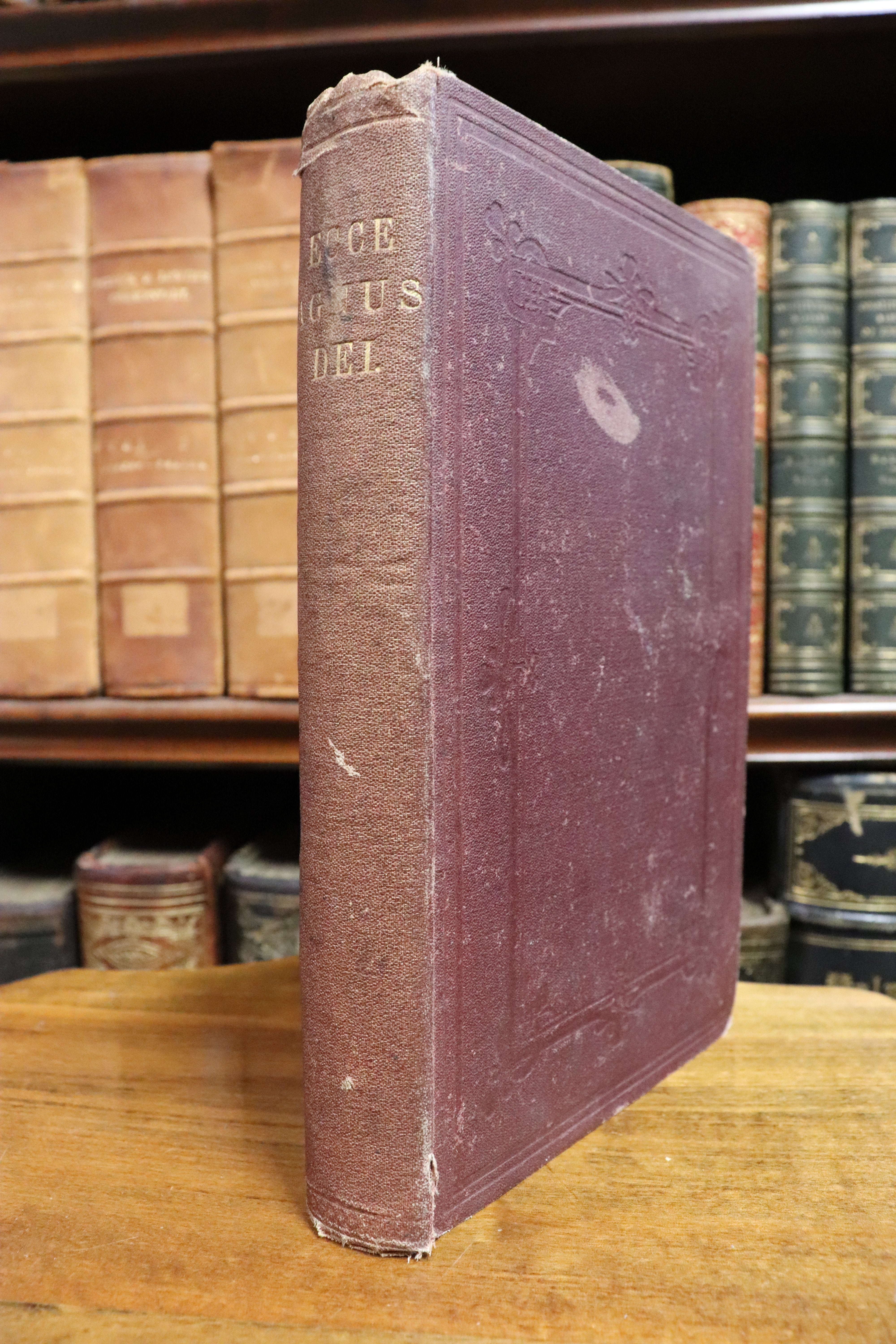 Ecce Agnus Dei: Christianity Without Mystery - 1868 - Antique Religious Book