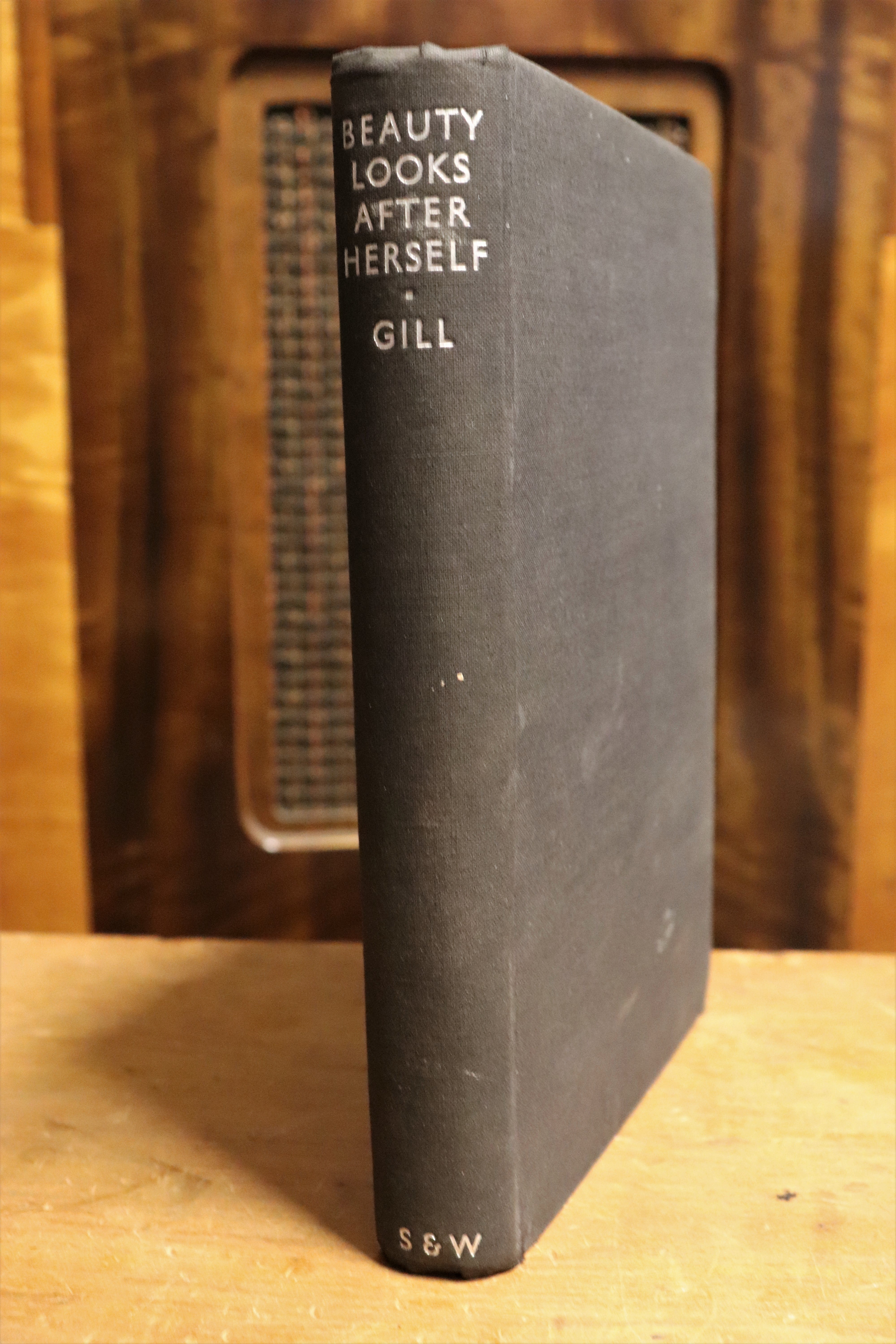 1933 Beauty Looks After Herself by Eric Gill Architecture Book 1st Edition
