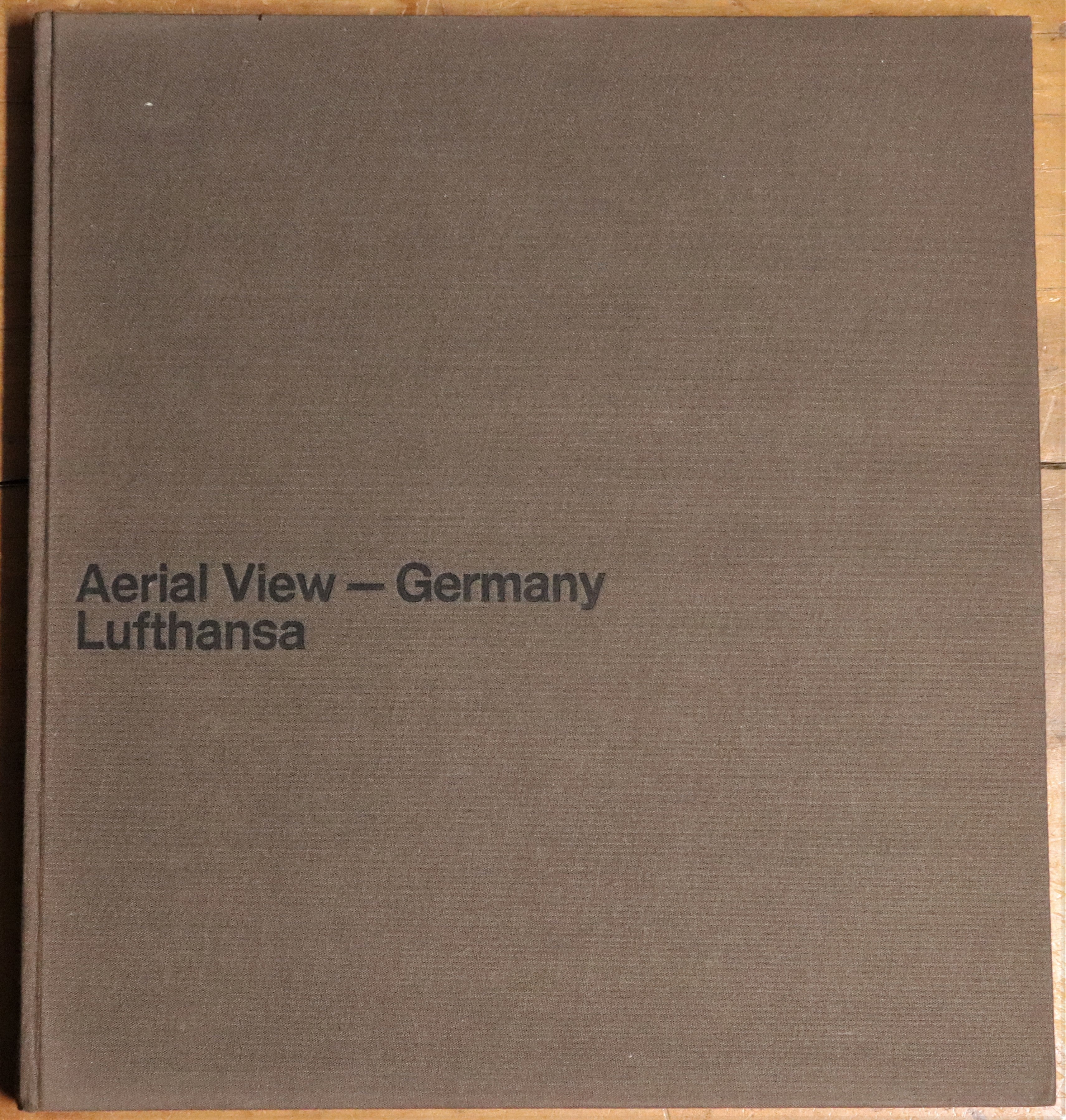 Aerial View Germany - Lufthansa - 1969 - Vintage German Photo History Book