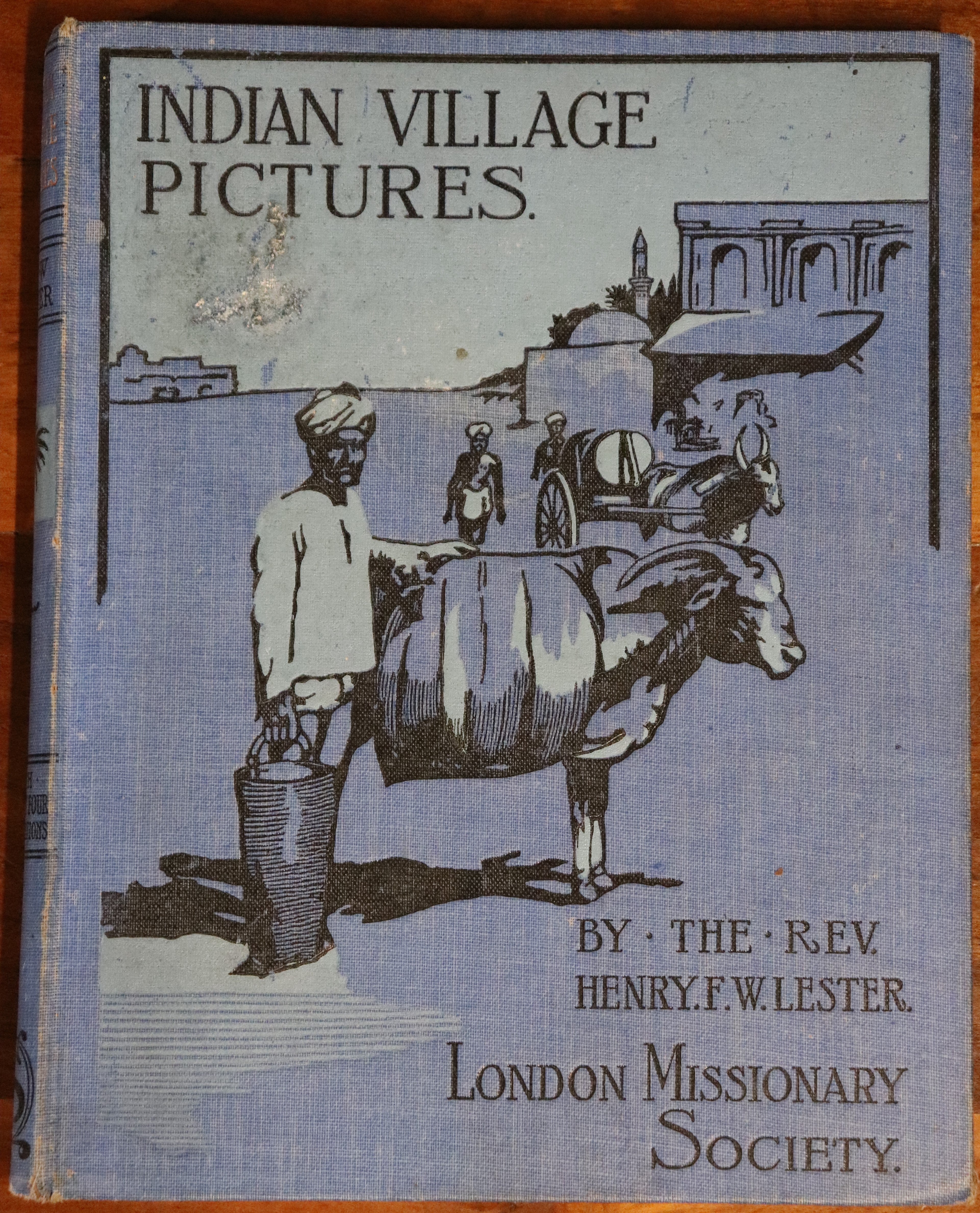 Indian Village Pictures by Henry Lester - 1910 - Antique History Book